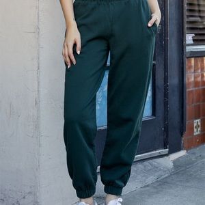 Brandy Melville green sweatpants